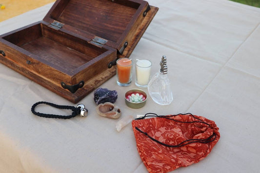 Rustic Sun Trunk - Witch Kit